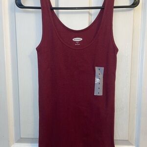 Old Navy Burgundy Tank Top